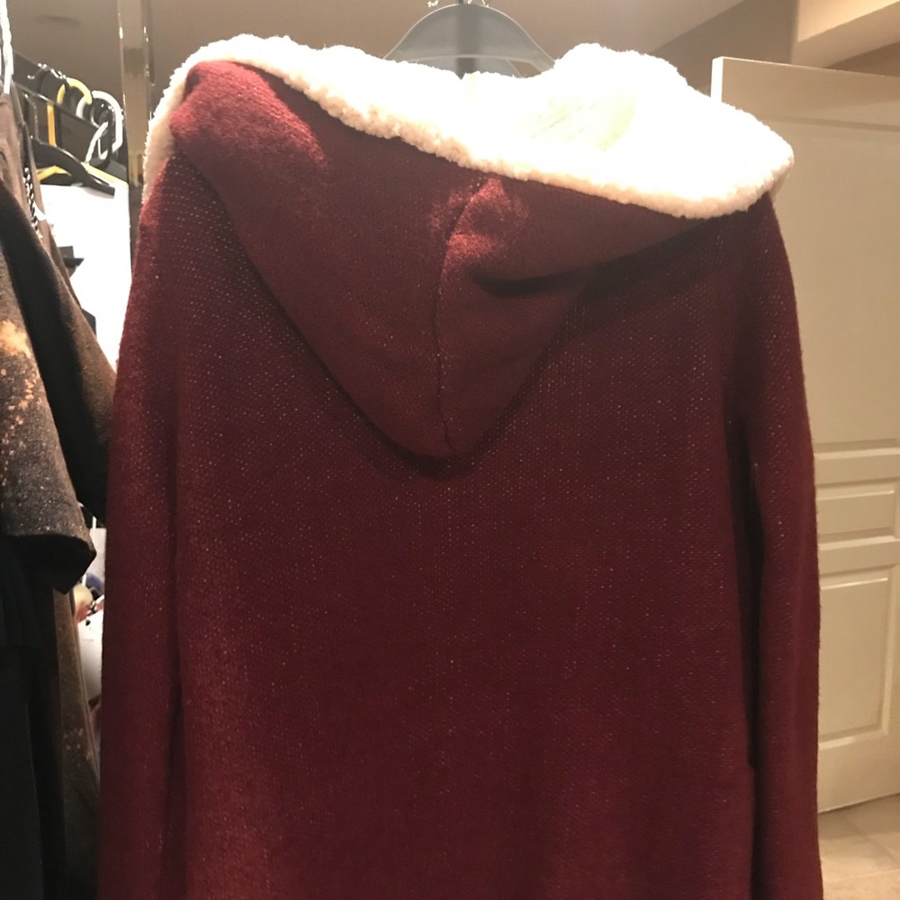 NWT LAST ONE Peach Love Sherpa Cardigan! So - Picture 3 of 3